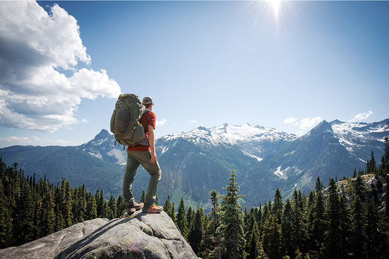 Mountaineering backpack size discount